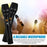 AK-W Wireless Karaoke Microphone, 25 Channel UHF Cordless Dynamic Microphone System with Portable Receiver 6.5mm Output & 3.5mm Output Adapter for House Parties, Karaoke, Business Meeting (Black)