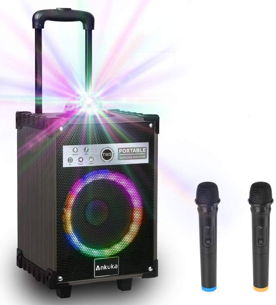 Kids Karaoke Machine for Girls Boys with 2 Microphones Toddler